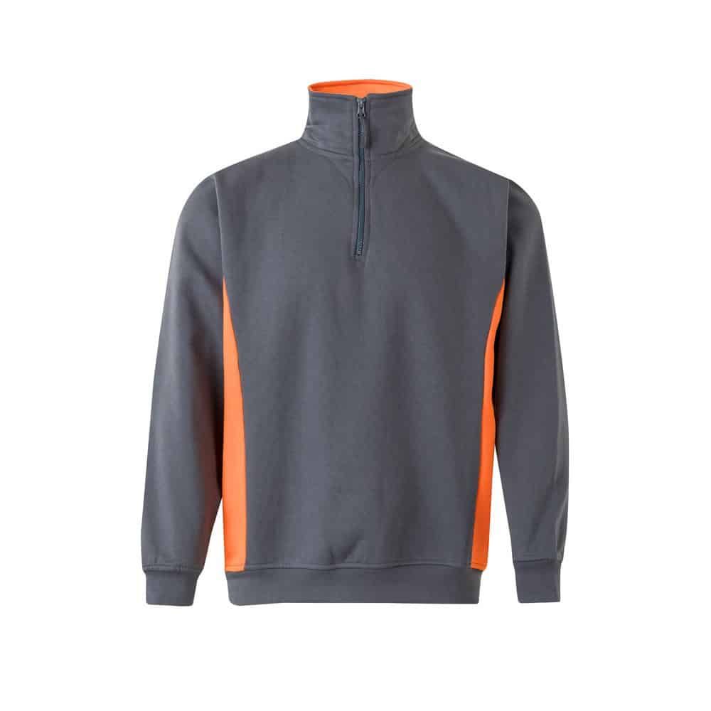 VL SVAROG. Tvåfärgad frottétröja (260g/m²), i polyester (65%) och bomull (35%)