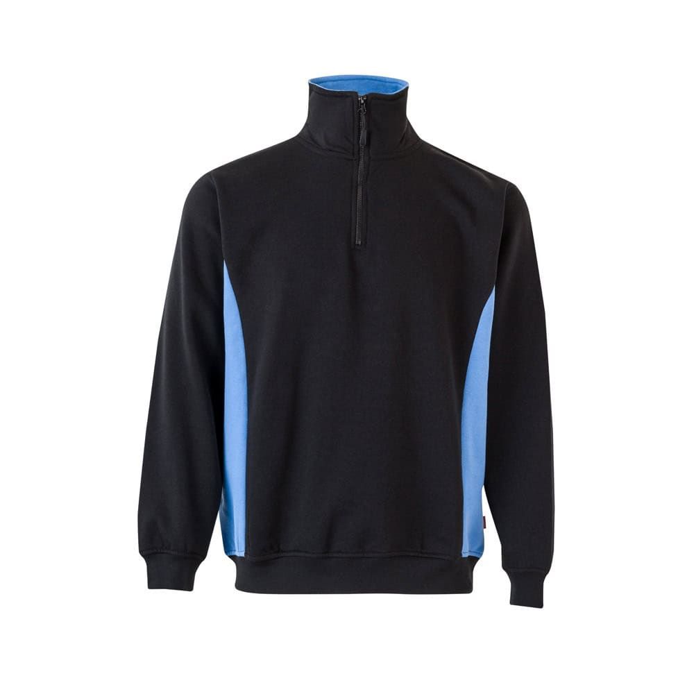VL SVAROG. Tvåfärgad frottétröja (260g/m²), i polyester (65%) och bomull (35%)