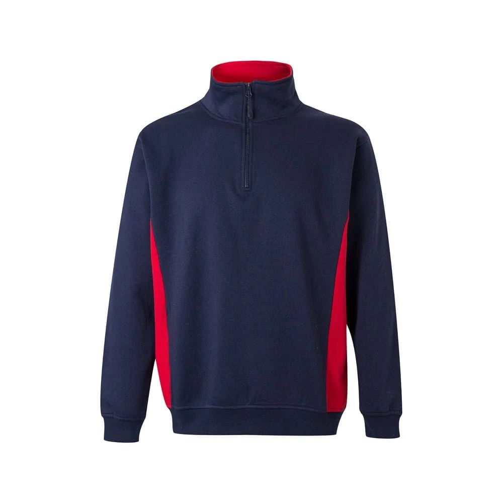 VL SVAROG. Tvåfärgad frottétröja (260g/m²), i polyester (65%) och bomull (35%)