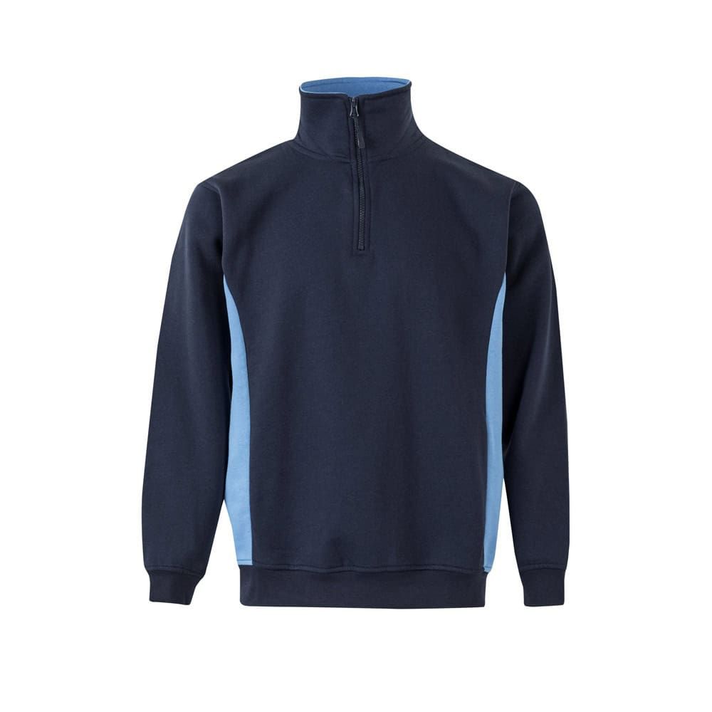 VL SVAROG. Tvåfärgad frottétröja (260g/m²), i polyester (65%) och bomull (35%)