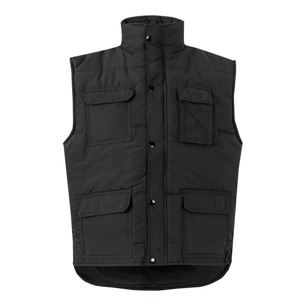 VL MEFITIS. Vadderad väst med flera fickor (220g/m²), i polyester (100%)