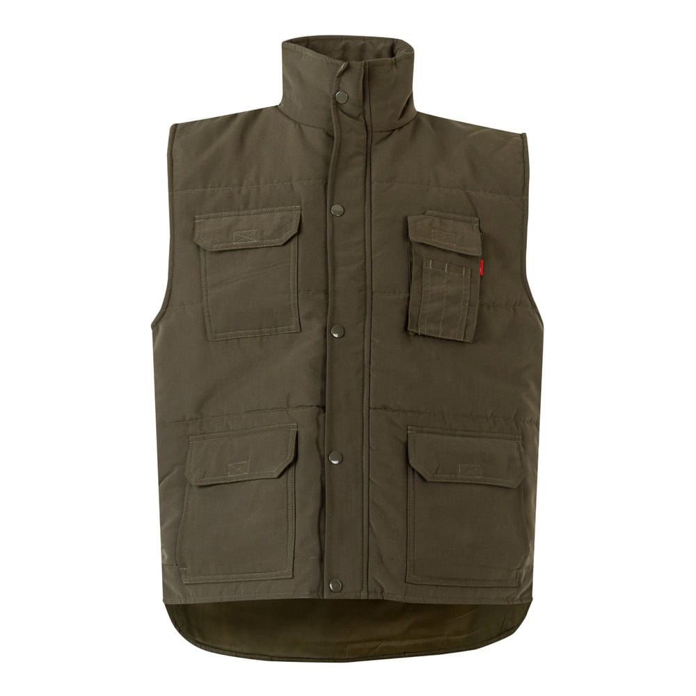 VL MEFITIS. Vadderad väst med flera fickor (220g/m²), i polyester (100%)