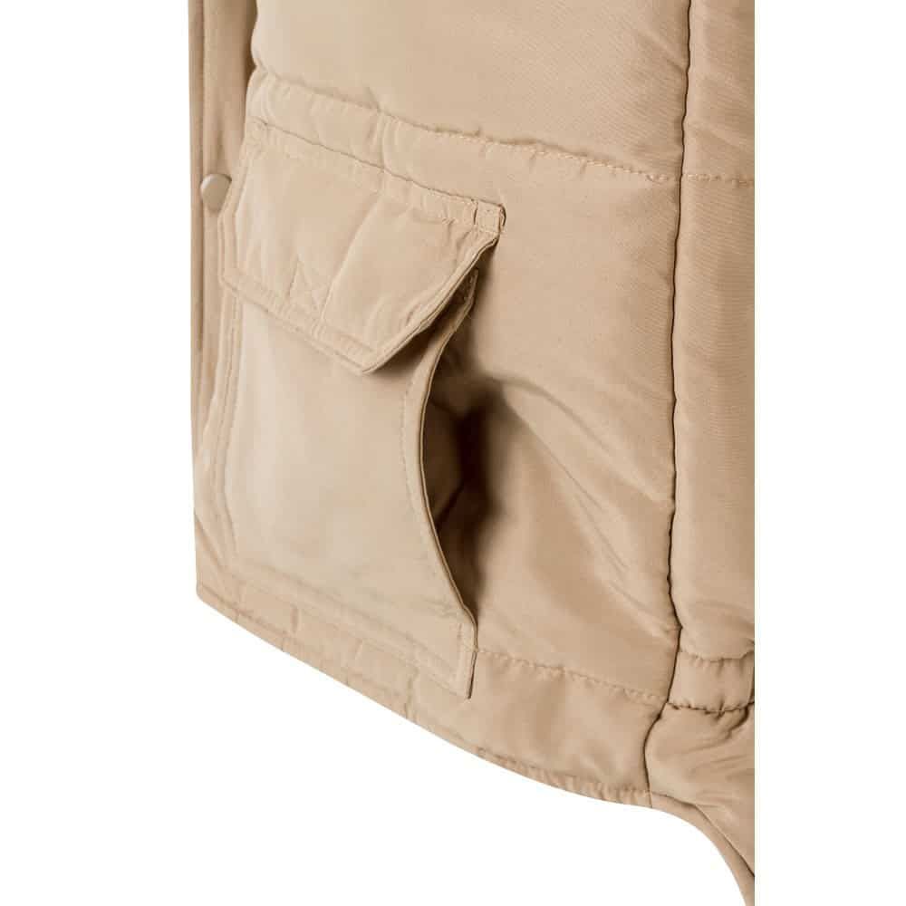VL MEFITIS. Vadderad väst med flera fickor (220g/m²), i polyester (100%)
