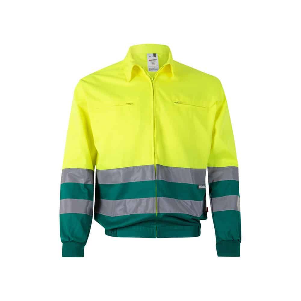 VL NEPTUNE. Tvåfärgad twilljacka (210g/m²) i polyester (80%) och bomull (20%)