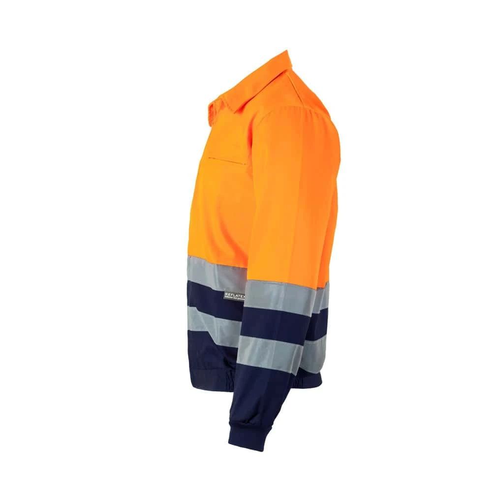 VL NEPTUNE. Tvåfärgad twilljacka (210g/m²) i polyester (80%) och bomull (20%)
