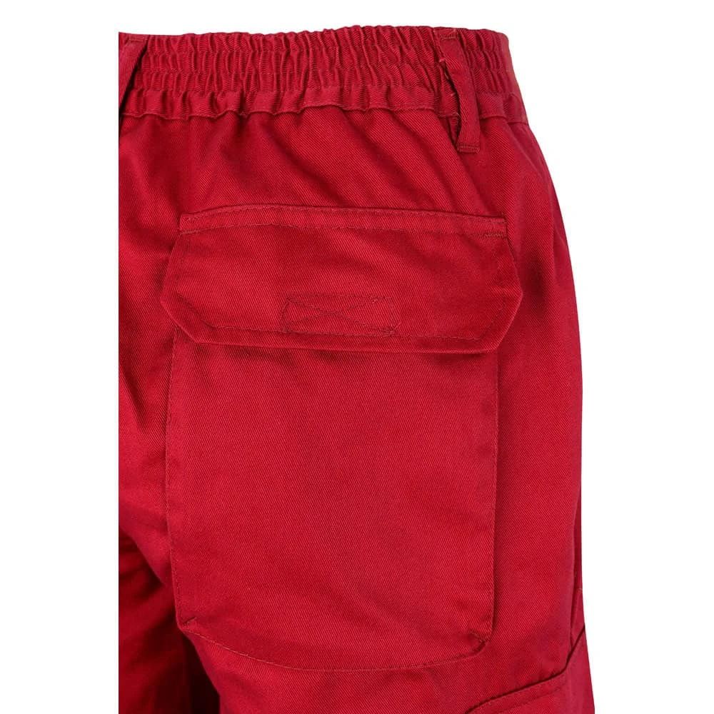 VL ATHENA. Tvåfärgade byxor i kypert (210g/m²), fodrade, flerfickor, i bomull (20%) och polyester (80%)