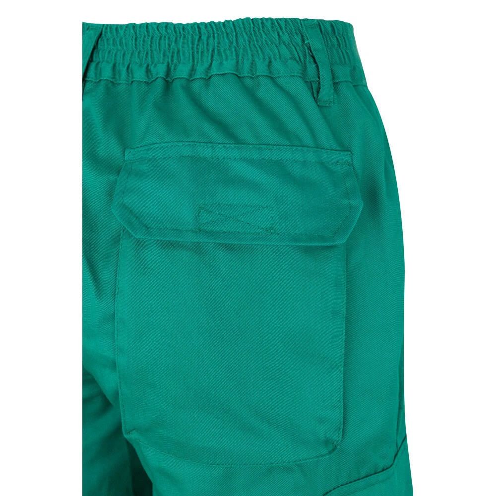 VL ATHENA. Tvåfärgade byxor i kypert (210g/m²), fodrade, flerfickor, i bomull (20%) och polyester (80%)