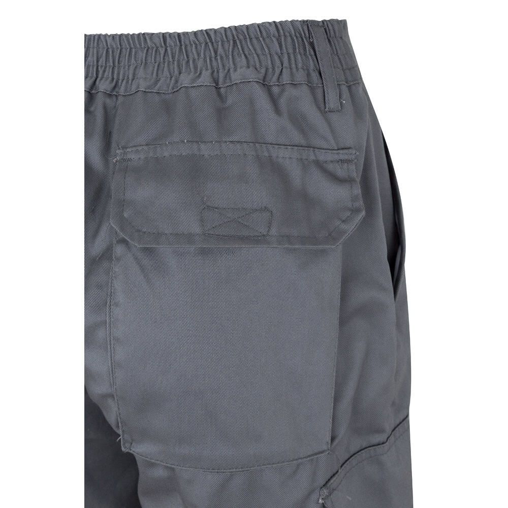 VL ATHENA. Tvåfärgade byxor i kypert (210g/m²), fodrade, flerfickor, i bomull (20%) och polyester (80%)