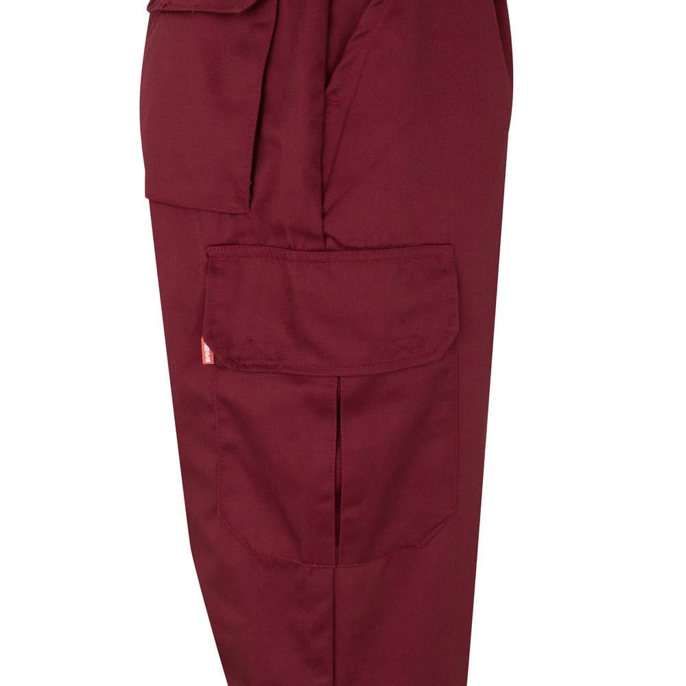 VL ATHENA. Tvåfärgade byxor i kypert (210g/m²), fodrade, flerfickor, i bomull (20%) och polyester (80%)