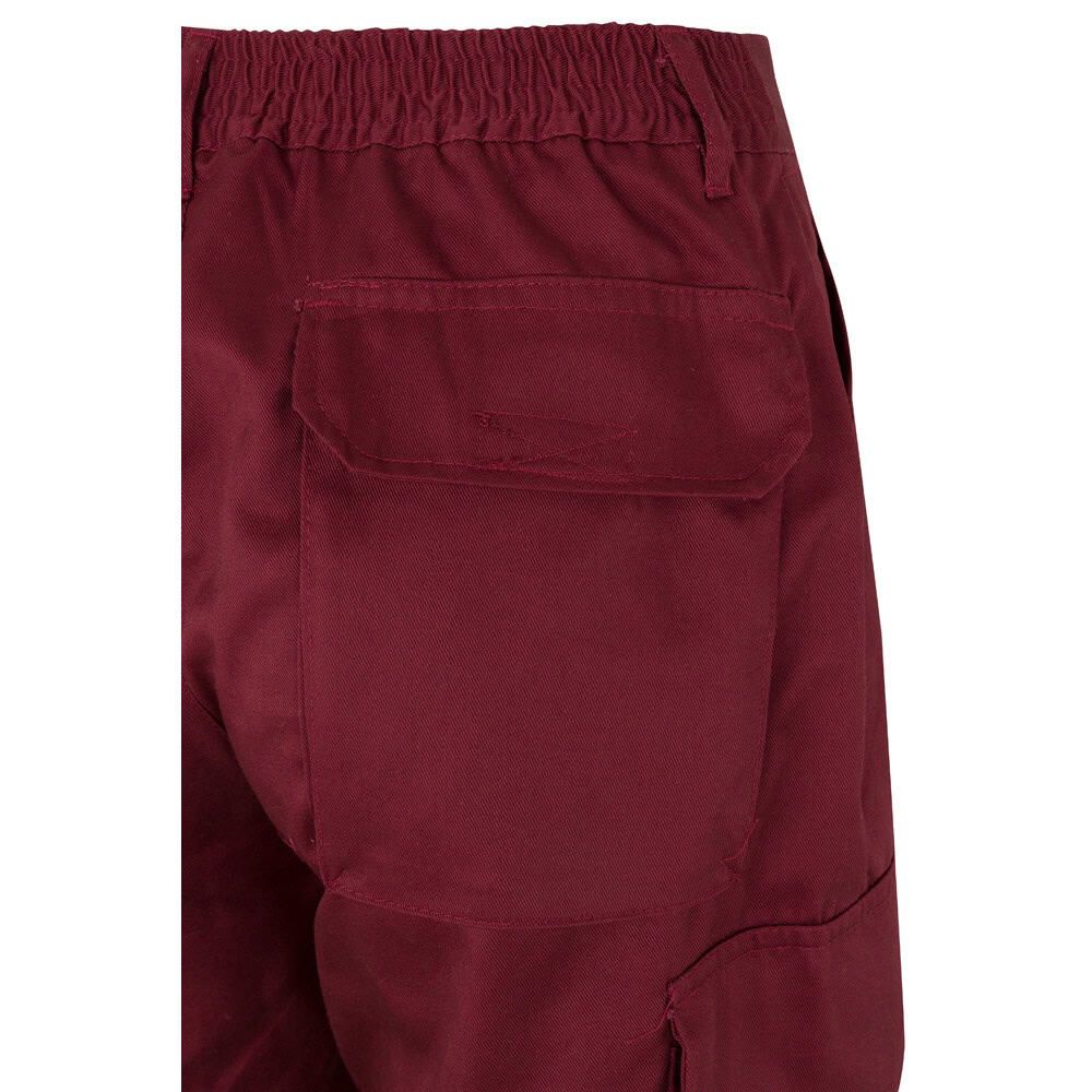 VL ATHENA. Tvåfärgade byxor i kypert (210g/m²), fodrade, flerfickor, i bomull (20%) och polyester (80%)