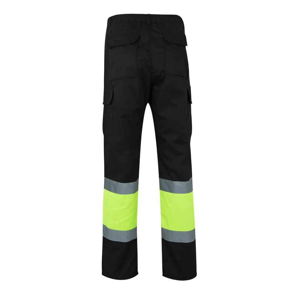 VL POSEIDON. Tvåfärgade byxor i twill med flera fickor (210g/m²), i bomull (20%) och polyester (80%)