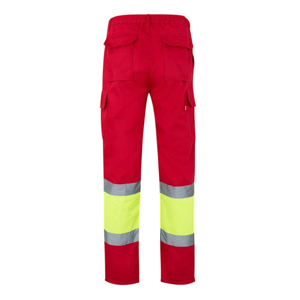 VL POSEIDON. Tvåfärgade byxor i twill med flera fickor (210g/m²), i bomull (20%) och polyester (80%)
