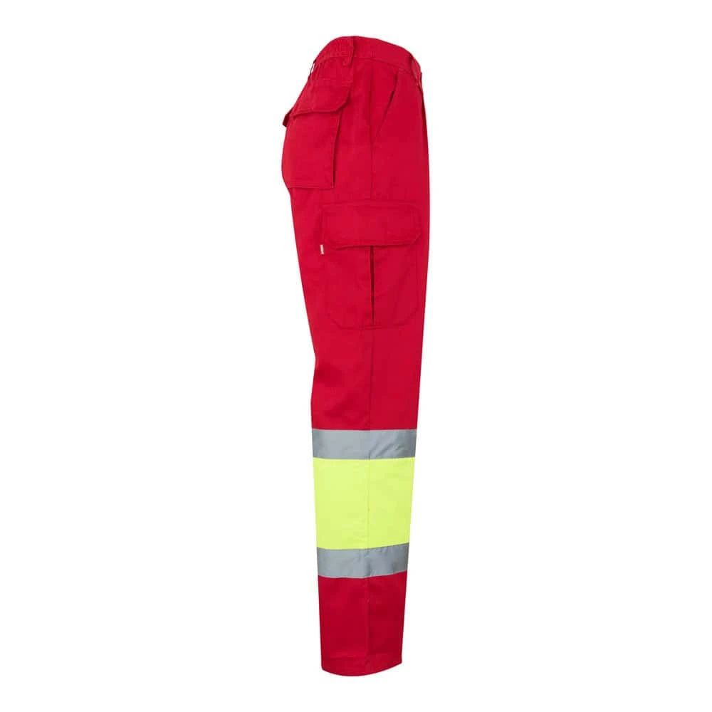 VL POSEIDON. Tvåfärgade byxor i twill med flera fickor (210g/m²), i bomull (20%) och polyester (80%)