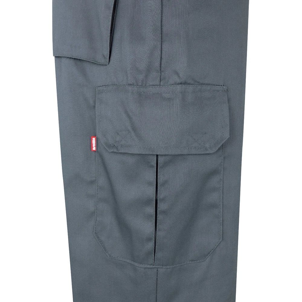 VL POSEIDON. Tvåfärgade byxor i twill med flera fickor (210g/m²), i bomull (20%) och polyester (80%)