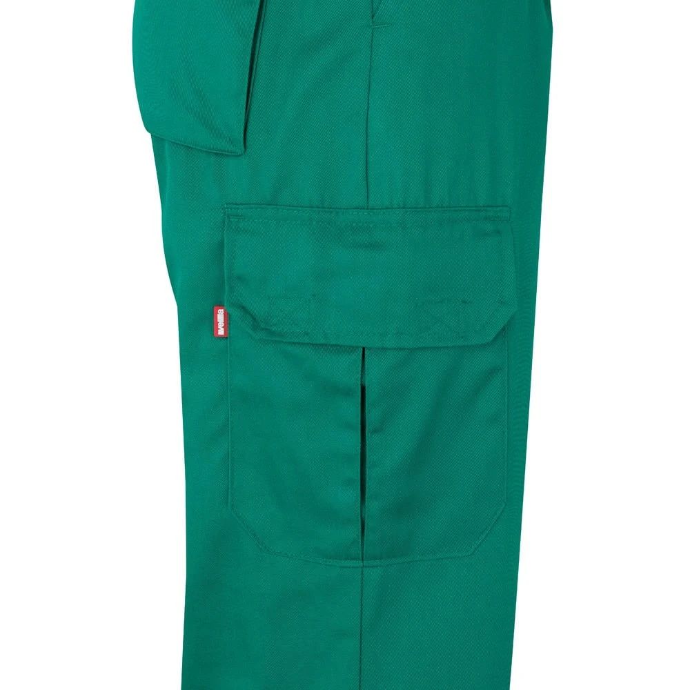 VL POSEIDON. Tvåfärgade byxor i twill med flera fickor (210g/m²), i bomull (20%) och polyester (80%)