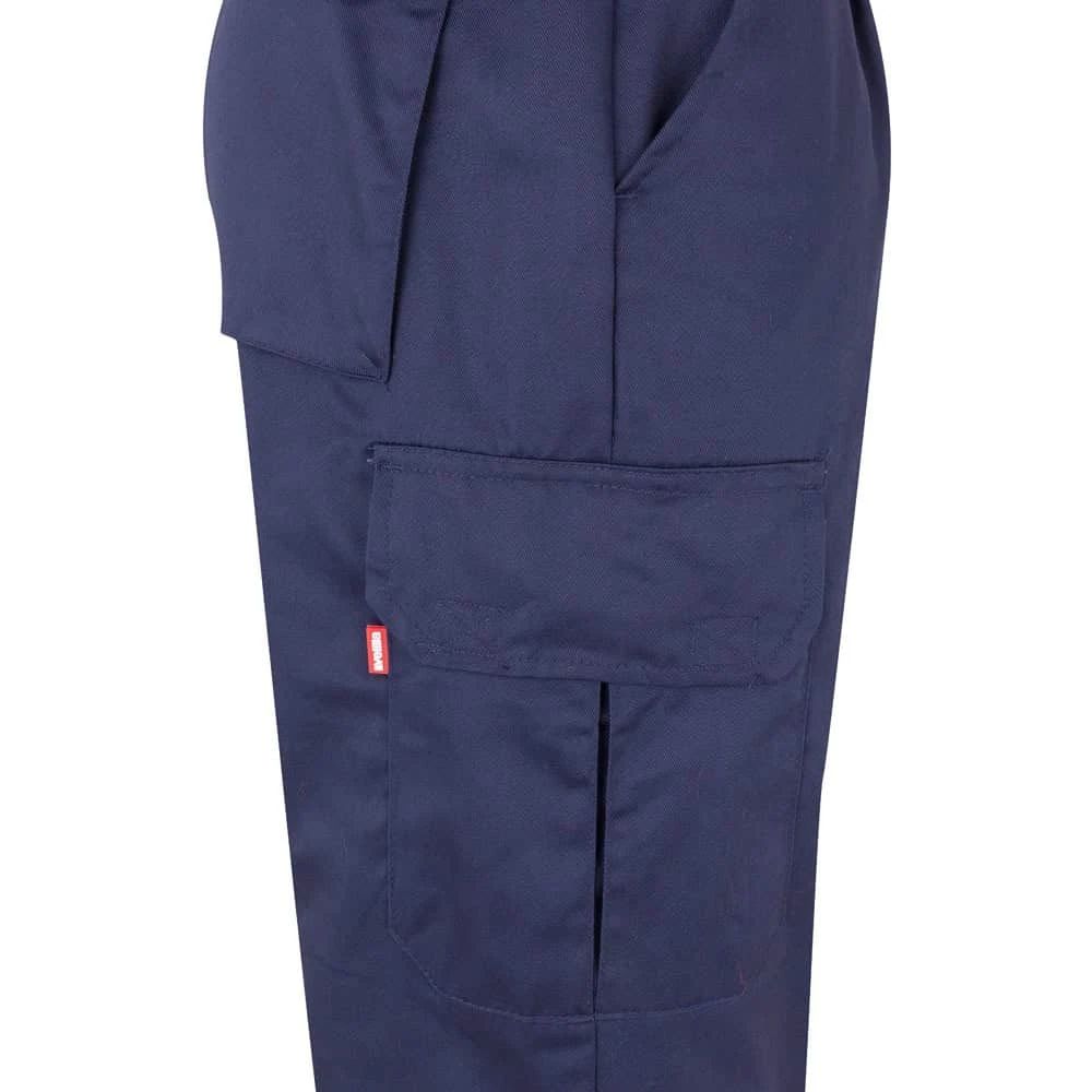 VL POSEIDON. Tvåfärgade byxor i twill med flera fickor (210g/m²), i bomull (20%) och polyester (80%)