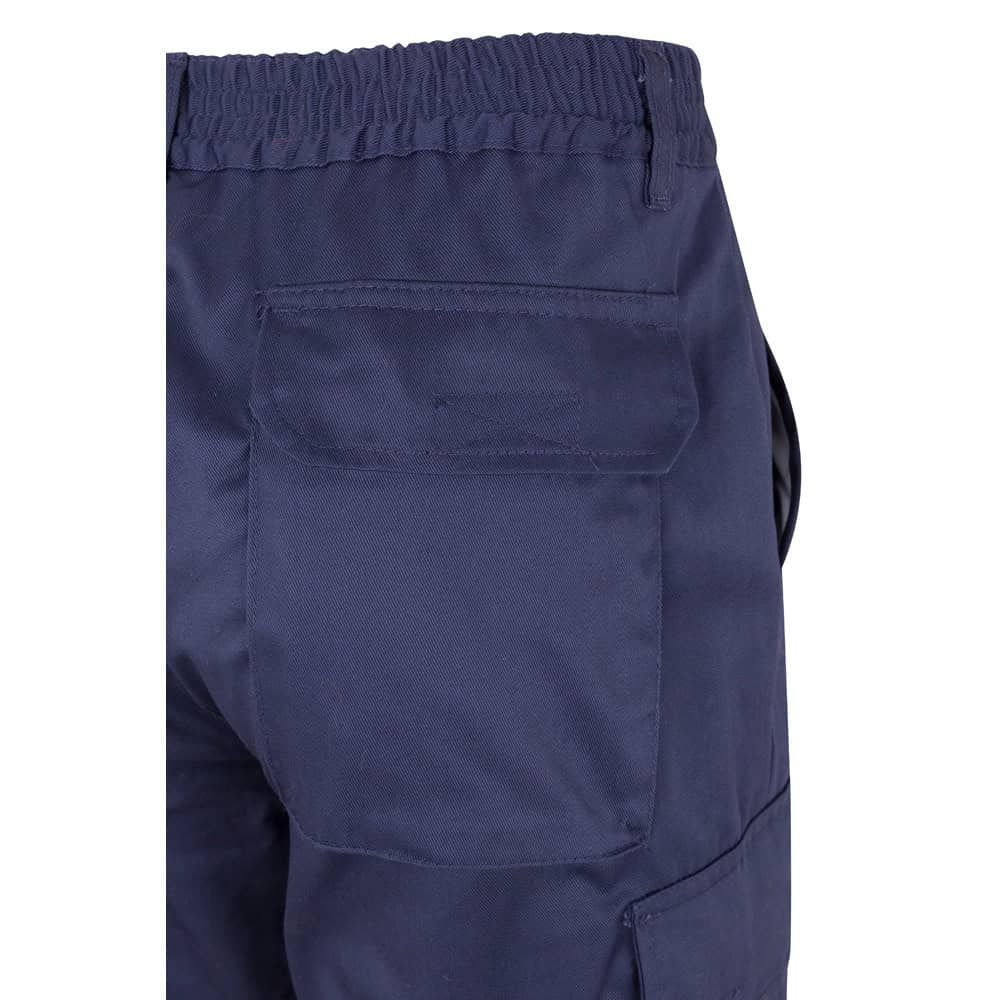 VL POSEIDON. Tvåfärgade byxor i twill med flera fickor (210g/m²), i bomull (20%) och polyester (80%)