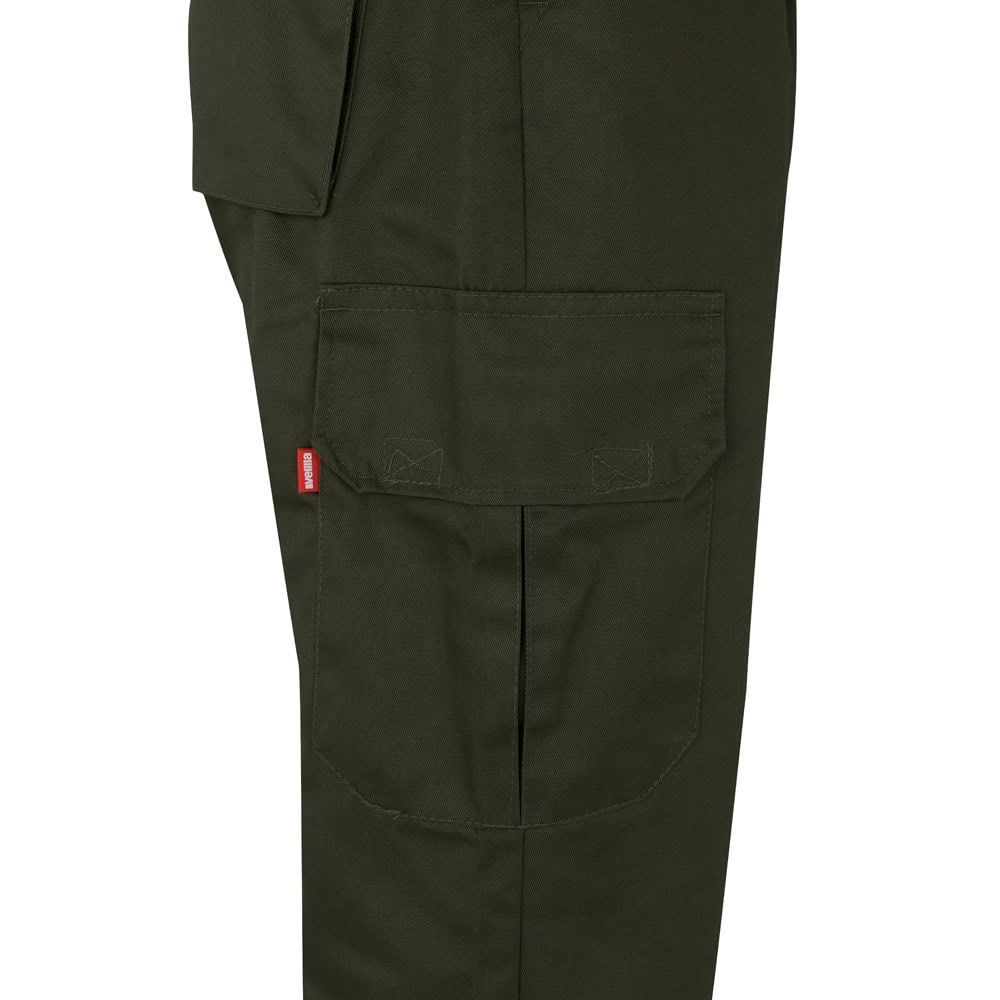 VL POSEIDON. Tvåfärgade byxor i twill med flera fickor (210g/m²), i bomull (20%) och polyester (80%)