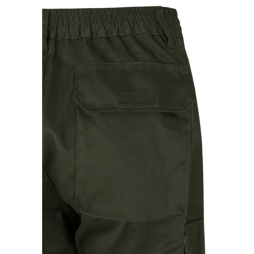 VL POSEIDON. Tvåfärgade byxor i twill med flera fickor (210g/m²), i bomull (20%) och polyester (80%)