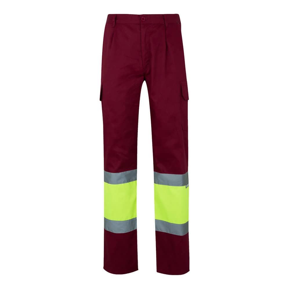 VL POSEIDON. Tvåfärgade byxor i twill med flera fickor (210g/m²), i bomull (20%) och polyester (80%)