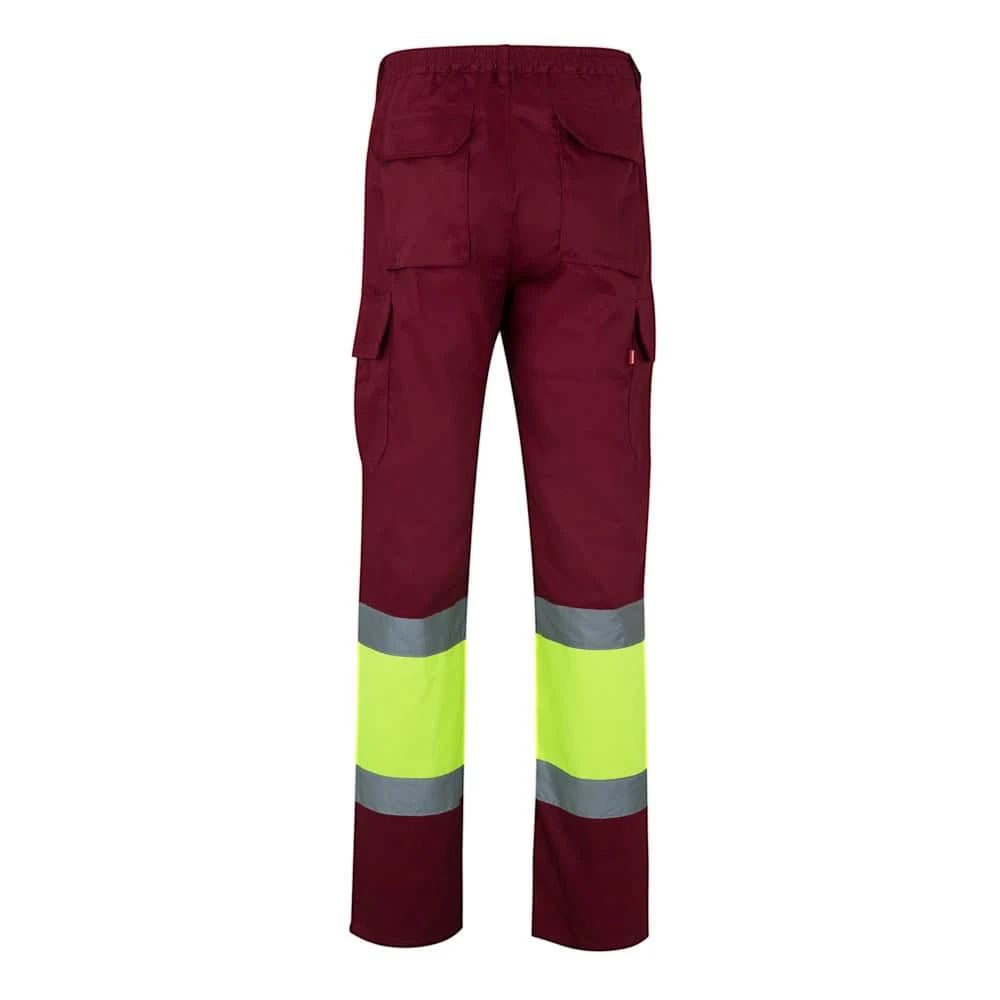 VL POSEIDON. Tvåfärgade byxor i twill med flera fickor (210g/m²), i bomull (20%) och polyester (80%)