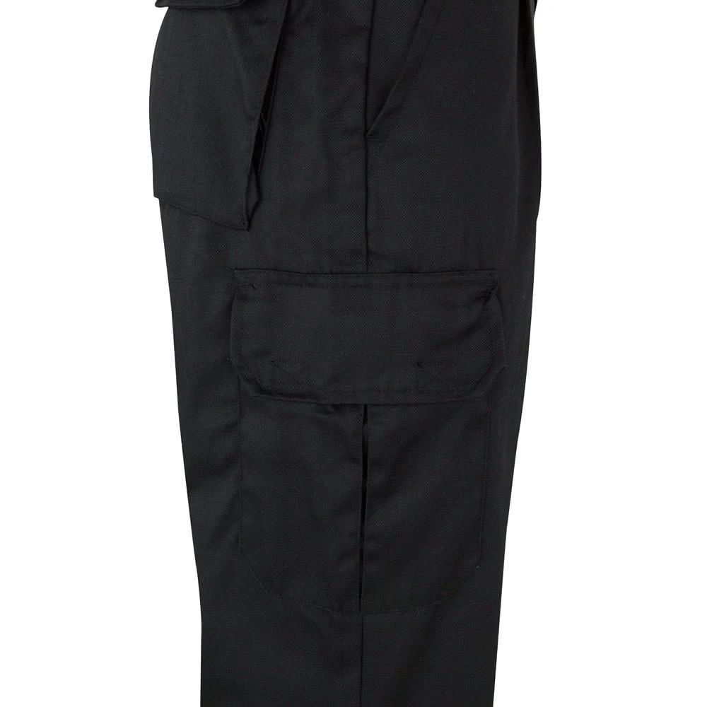 VL POSEIDON LARGE. Tvåfärgade byxor i twill med flera fickor (210g/m²), i bomull (20%) och polyester (80%)