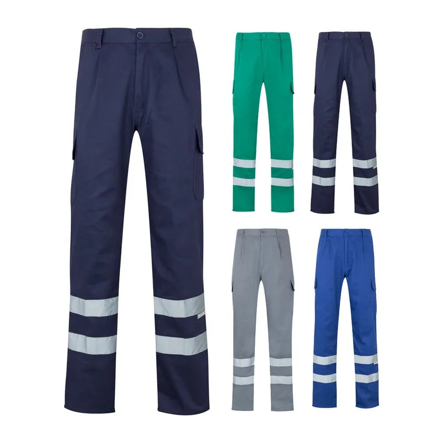 VL ASCLEPIUS. Twillbyxor med flera fickor (200g/m²), i bomull (35%) och polyester (65%)
