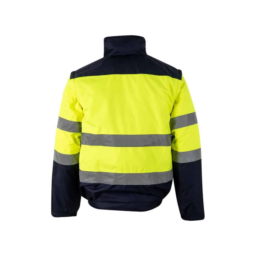 VL JUPITER LARGE. Tvåfärgad vadderad jacka (180g/m²) i polyester (100%), med PU-beläggning
