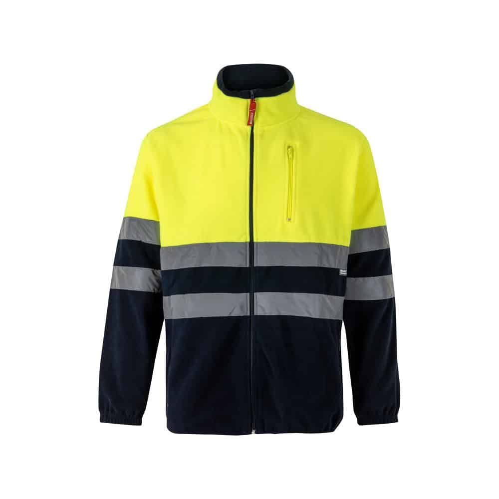 VL EROS LARGE. Tvåfärgad fleecejacka (280g/m²), i polyester (100%)
