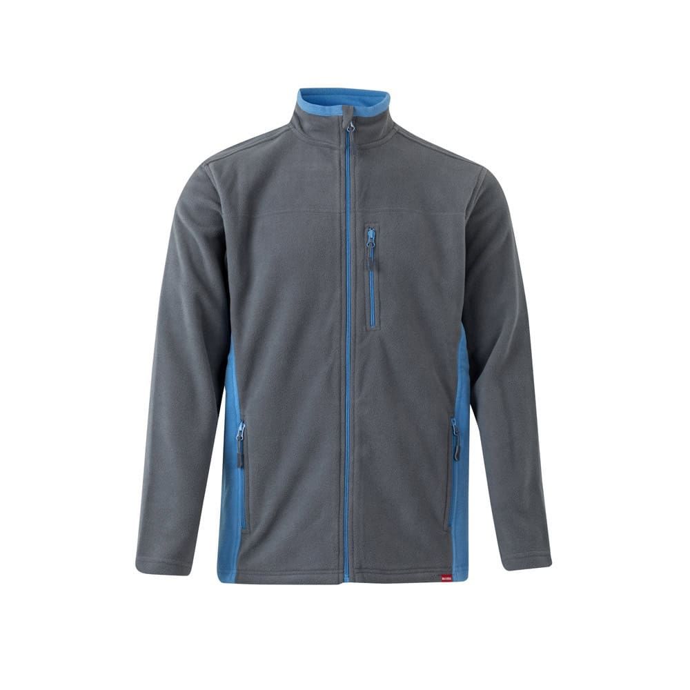 VL GERAS. Tvåfärgad fleecejacka (220g/m²) i polyester (100%)
