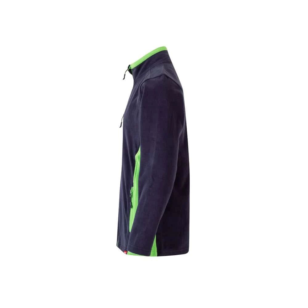 VL GERAS. Tvåfärgad fleecejacka (220g/m²) i polyester (100%)