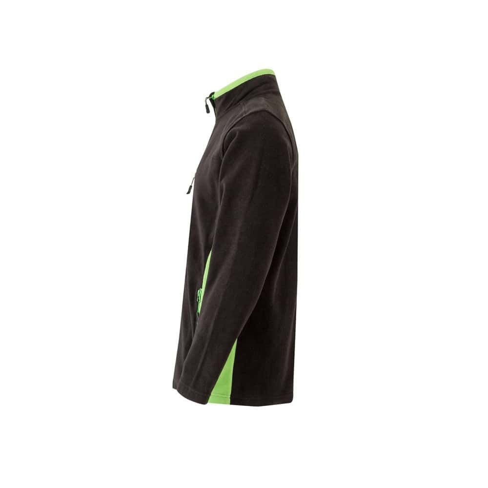 VL GERAS. Tvåfärgad fleecejacka (220g/m²) i polyester (100%)