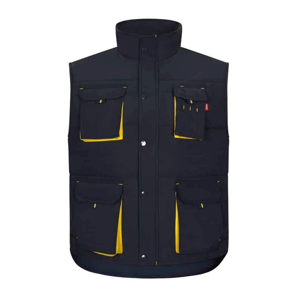 VL NERGAL. Vadderad väst, tvåfärgad, multificka (120g/m²), i polyester (100%)