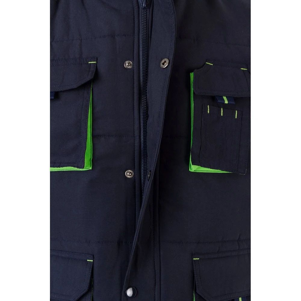 VL NERGAL. Vadderad väst, tvåfärgad, multificka (120g/m²), i polyester (100%)