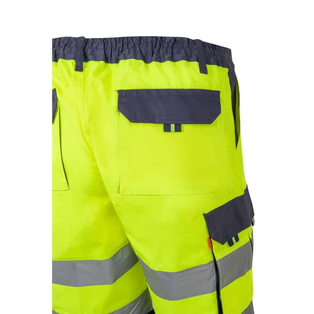 VL HADES. Tvåfärgade bermudashorts med flera fickor (210g/m²), i bomull (20%) och polyester (80%)