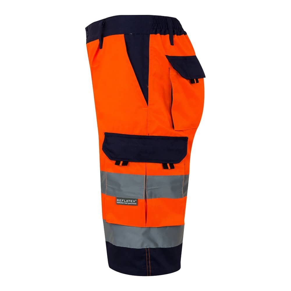 VL HADES. Tvåfärgade bermudashorts med flera fickor (210g/m²), i bomull (20%) och polyester (80%)