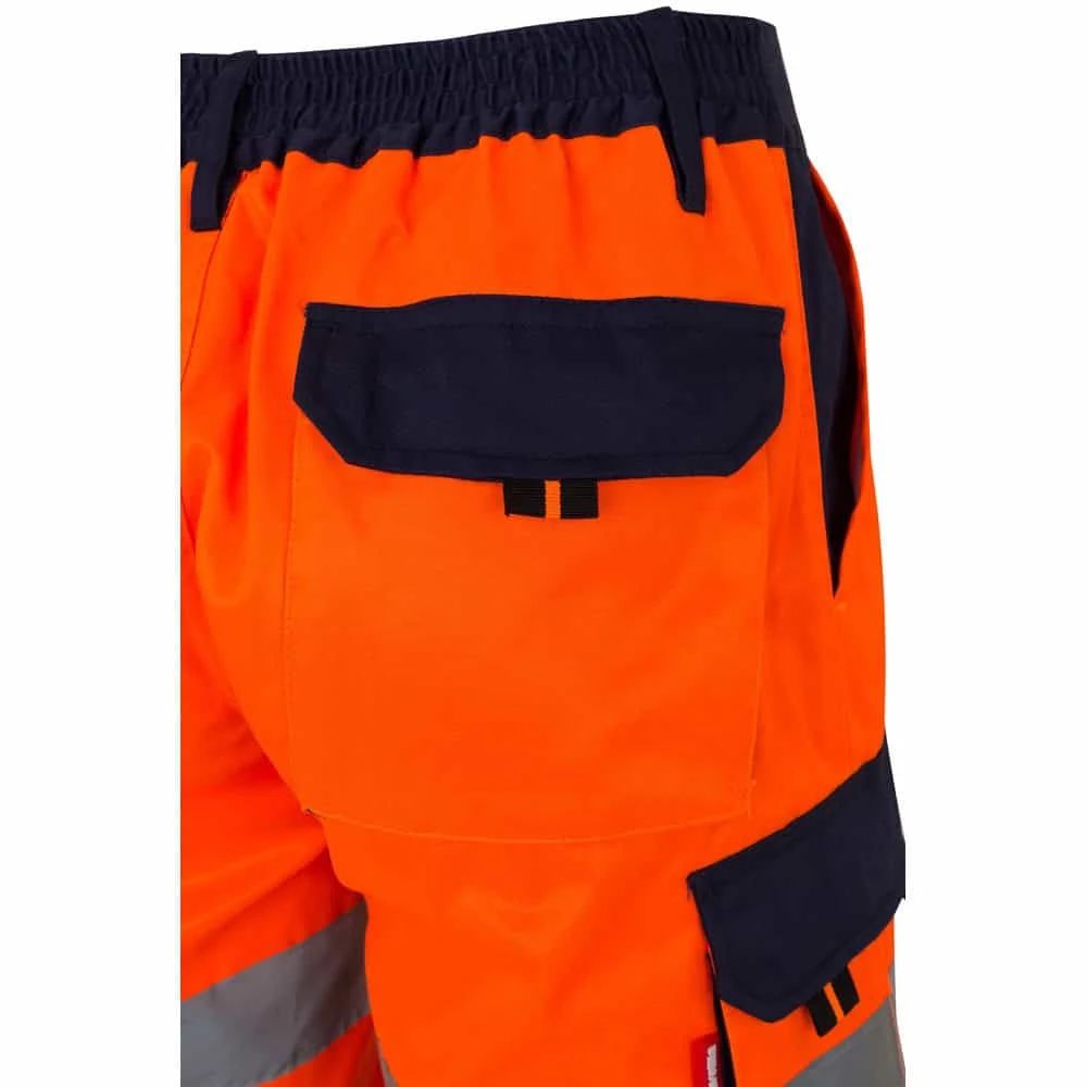 VL HADES. Tvåfärgade bermudashorts med flera fickor (210g/m²), i bomull (20%) och polyester (80%)