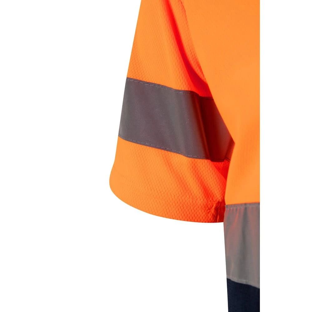 Högkvalitativ tvåfärgad T-shirt i polyester för arbetskläder.