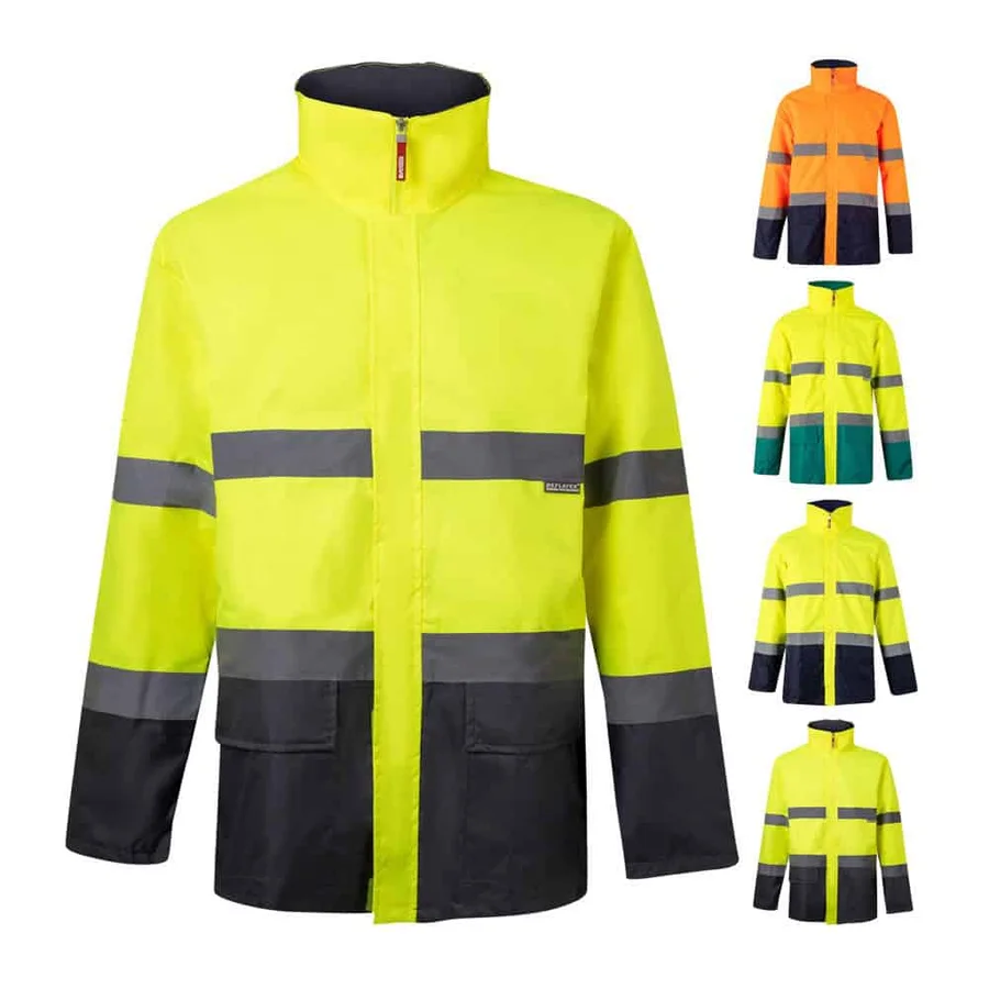 VL THEMIS. Tvåfärgad parkas (190g/m²), i polyester (100%), med PU-beläggning
