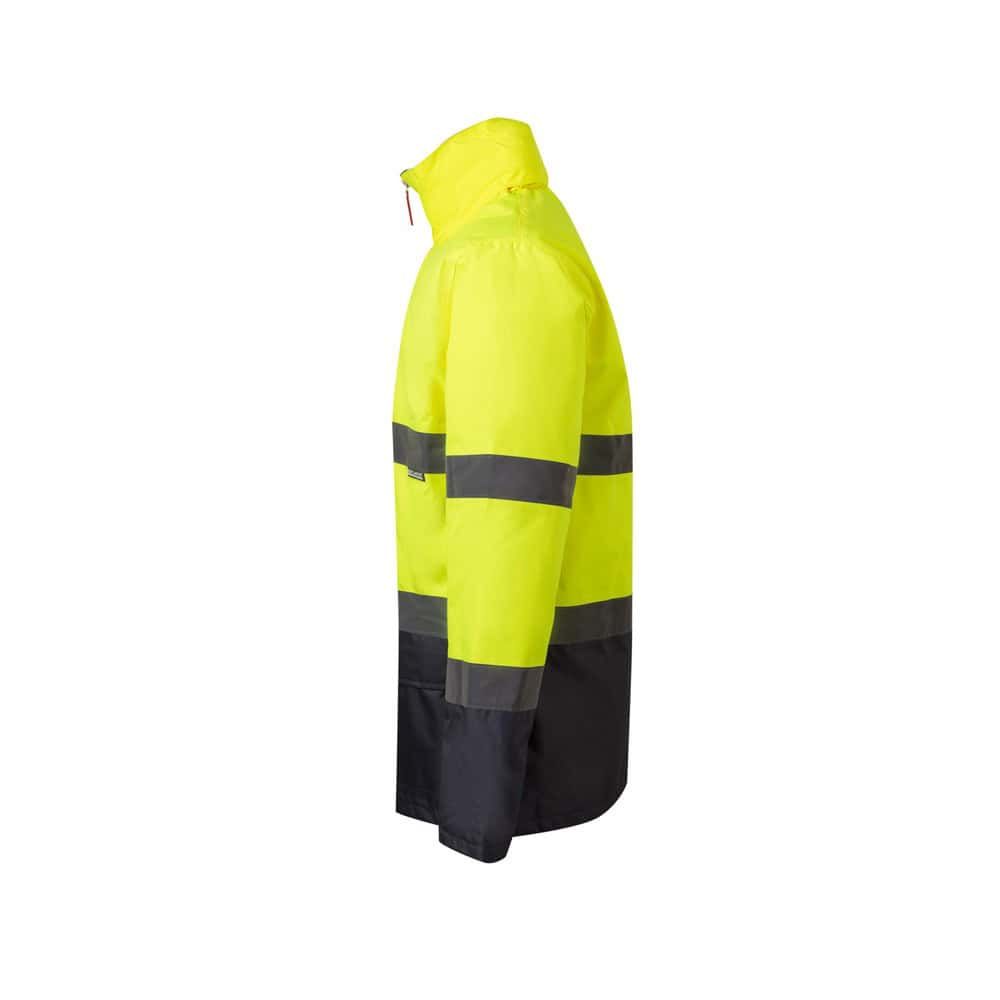 VL THEMIS LARGE. Tvåfärgad parkas (190g/m²), i polyester (100%), med PU-beläggning