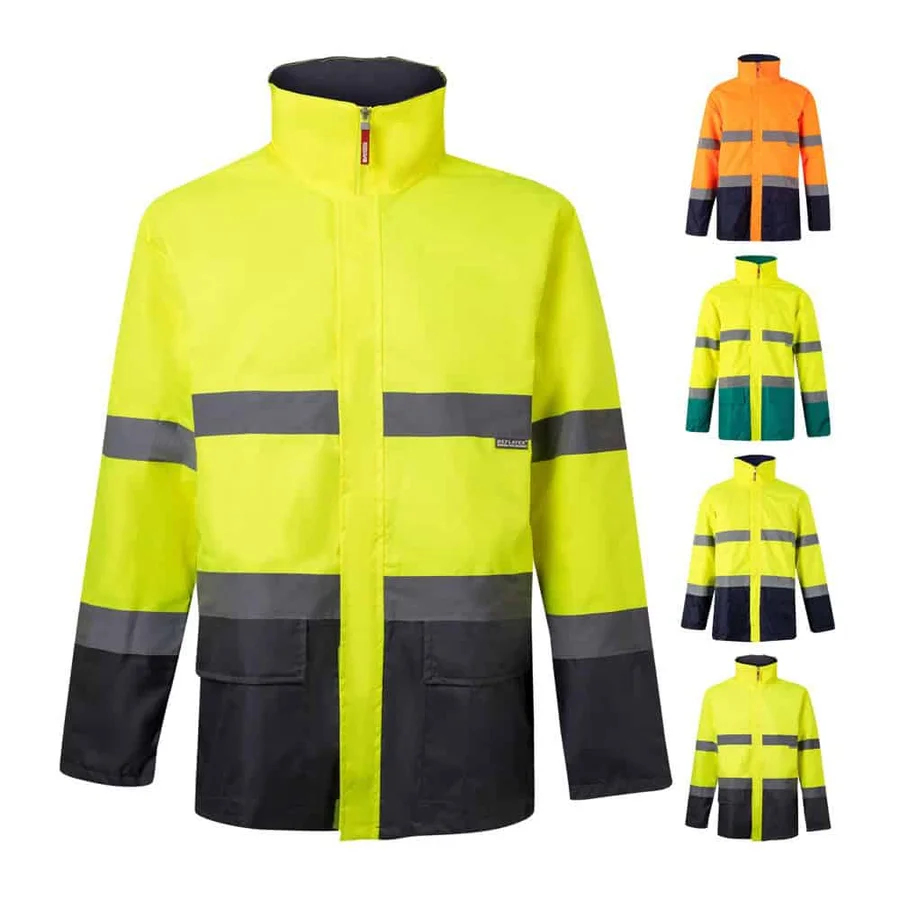 VL THEMIS LARGE. Tvåfärgad parkas (190g/m²), i polyester (100%), med PU-beläggning