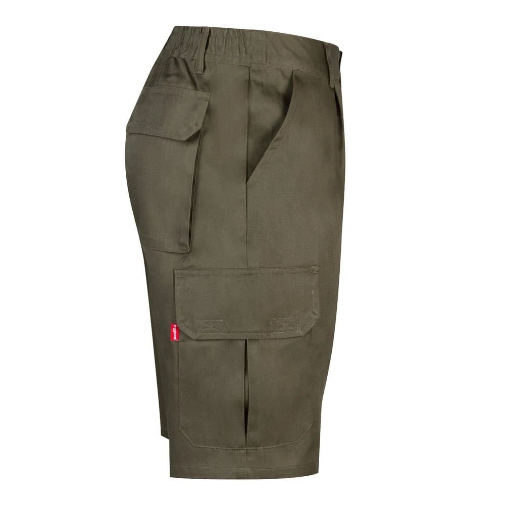 VL CHIONE. Bermudashorts i twill med flera fickor (200g/m²), i bomull (35%) och polyester (65%)