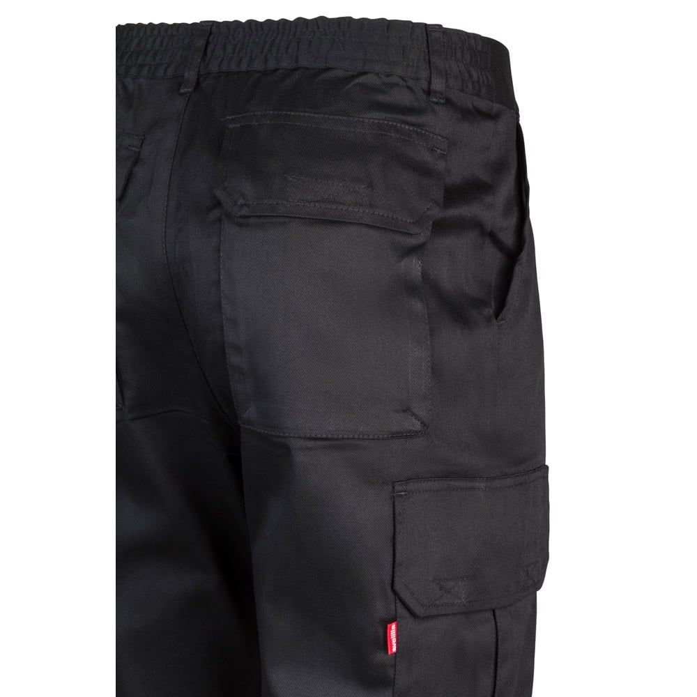VL MABON. Twillbyxor med flera fickor (200g/m²), i bomull (35%) och polyester (65%)