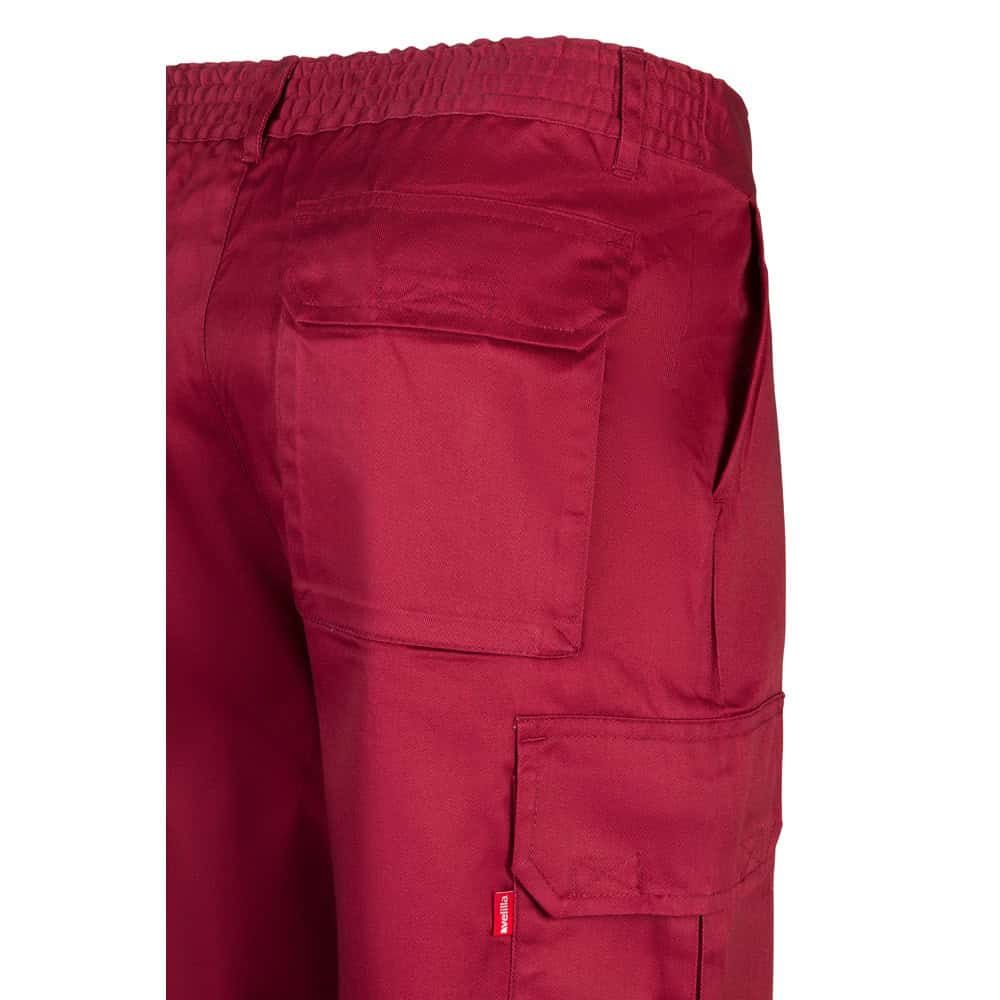 VL MABON. Twillbyxor med flera fickor (200g/m²), i bomull (35%) och polyester (65%)
