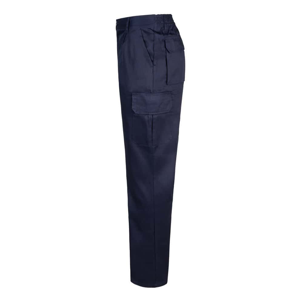 VL MABON. Twillbyxor med flera fickor (200g/m²), i bomull (35%) och polyester (65%)