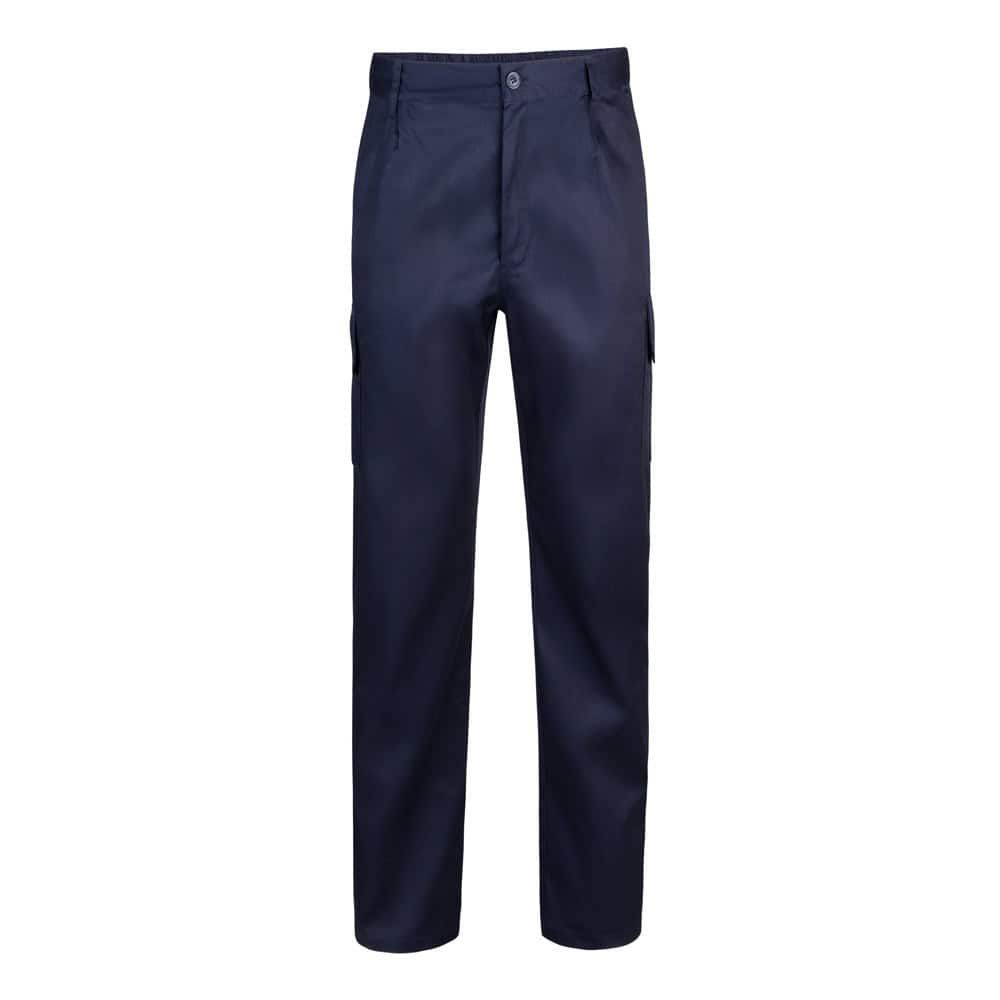 VL MABON. Twillbyxor med flera fickor (200g/m²), i bomull (35%) och polyester (65%)
