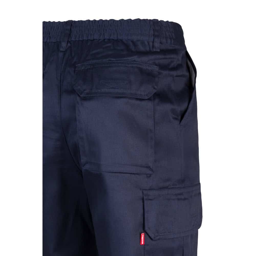 VL MABON. Twillbyxor med flera fickor (200g/m²), i bomull (35%) och polyester (65%)