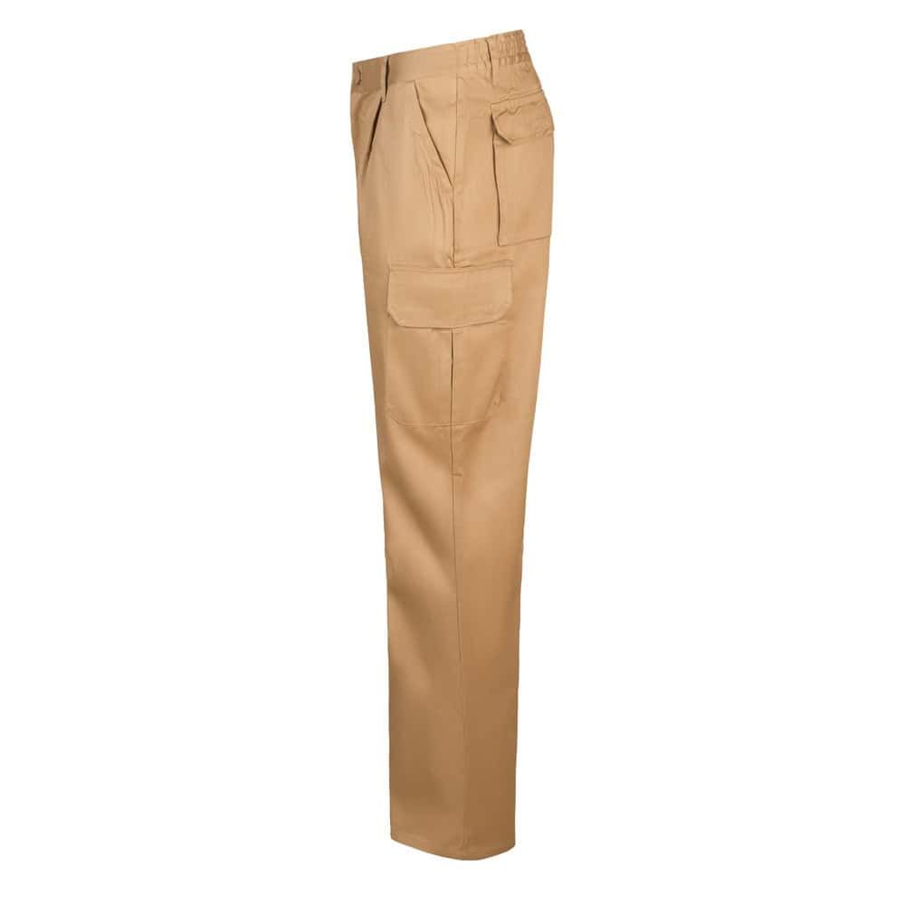 VL MABON. Twillbyxor med flera fickor (200g/m²), i bomull (35%) och polyester (65%)