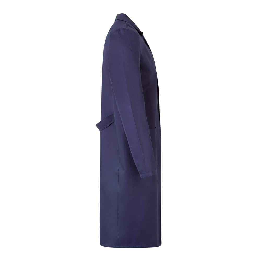 Danu Twillblus i bomull och polyester, marinblå, lång modell.