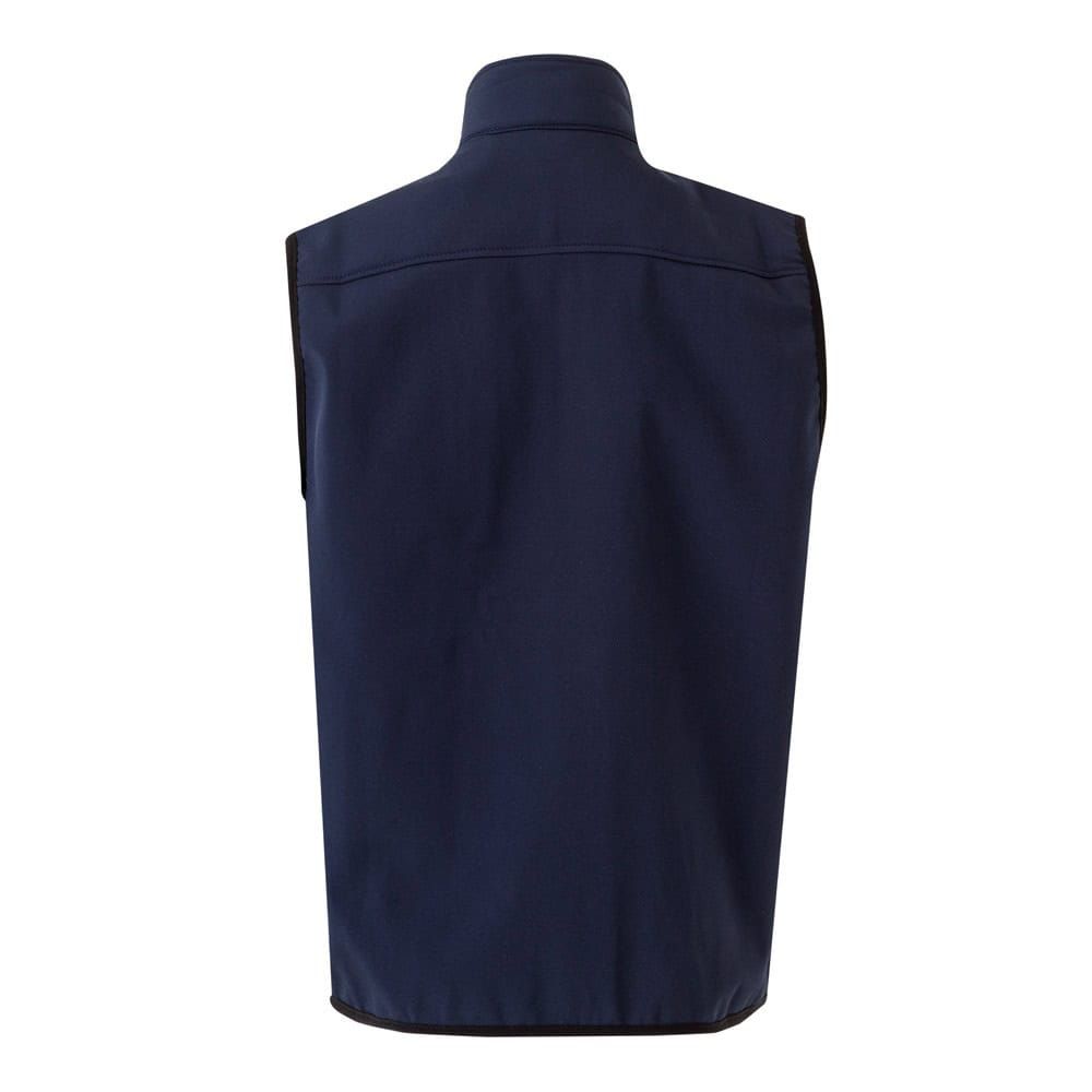VL VARUNA. Soft shell-väst (280g/m²), med polärt foder, i polyester (94%) och elastan (6%)